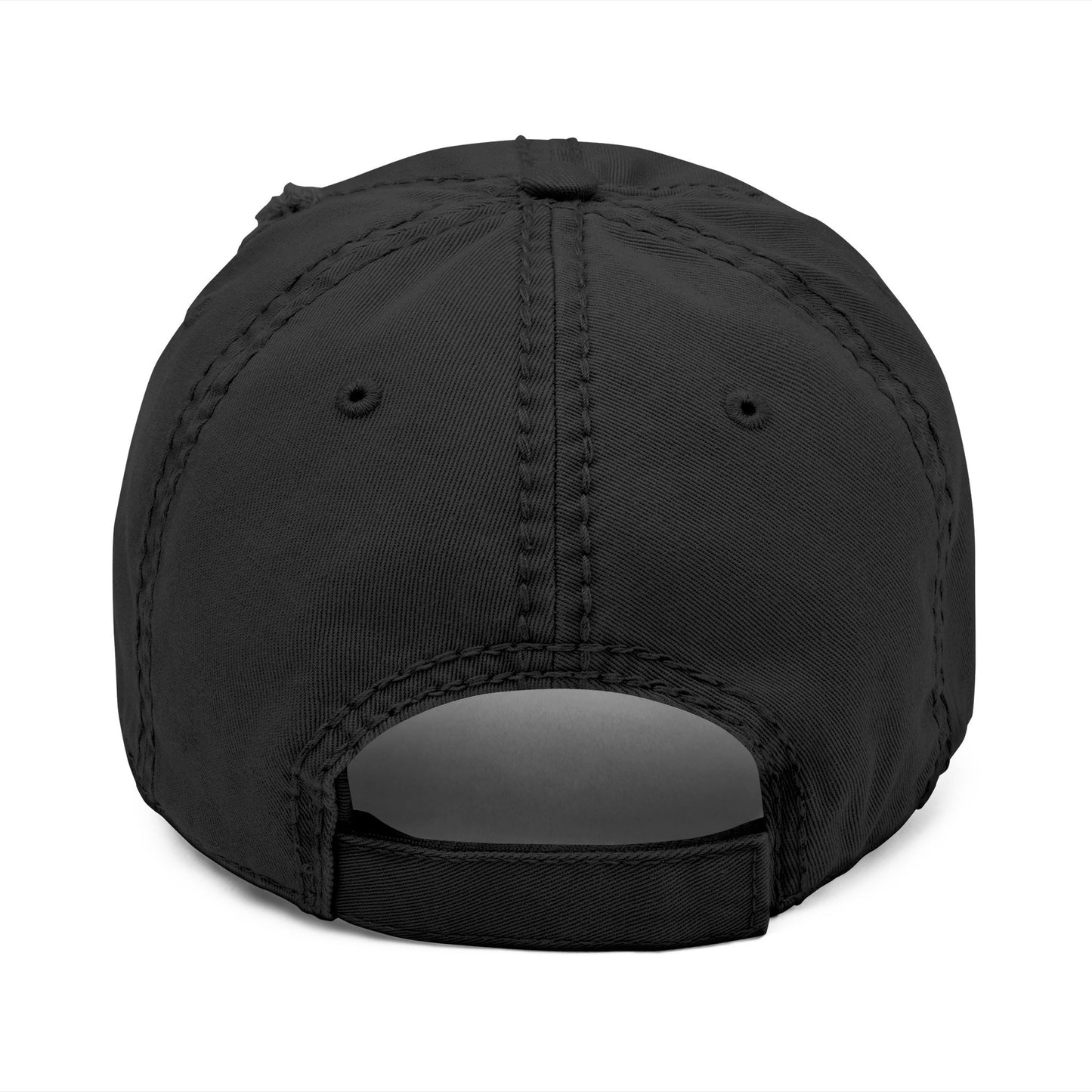 Made New Distressed Cap | Black & White